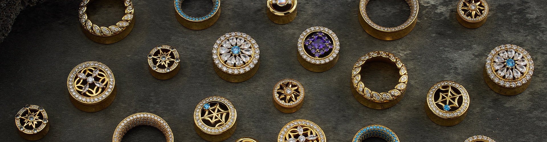 14K Ear Tunnel - AKAK BODYJEWELRY