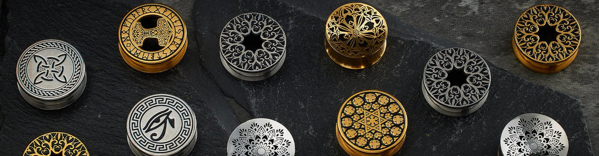 Stainless Steel Ear Tunnel - AKAK BODYJEWELRY