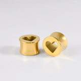 Plug Tunnel d’Oreille Amour Acier Inoxydable (2 pièces) AKAK  