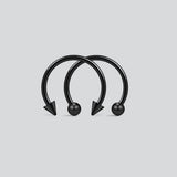 2Pcs Horseshoe Septum Ring Pack - AKAK BODYJEWELRY - ear - tunnel
