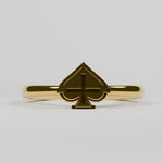 Ace of Spades Narrow Ring - AKAK BODYJEWELRY - ear - tunnel