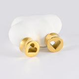 AKAK Stainless Steel Love Ear Tunnel Plug (2Pcs) - AKAK BODYJEWELRY - ear - tunnel