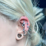 AKAK Titanium Love Ear Tunnel Plug (2Pcs) - AKAK BODYJEWELRY - ear - tunnel