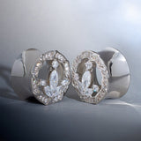 Anchor of Ocean Moissanite 14K Ear Gauge Tunnel (2Pcs) - AKAK BODYJEWELRY - ear - tunnel