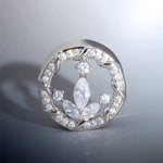 Anchor of Ocean Zircon S925 Silver Ear Gauge Tunnel (2Pcs) - AKAK BODYJEWELRY - ear - tunnel