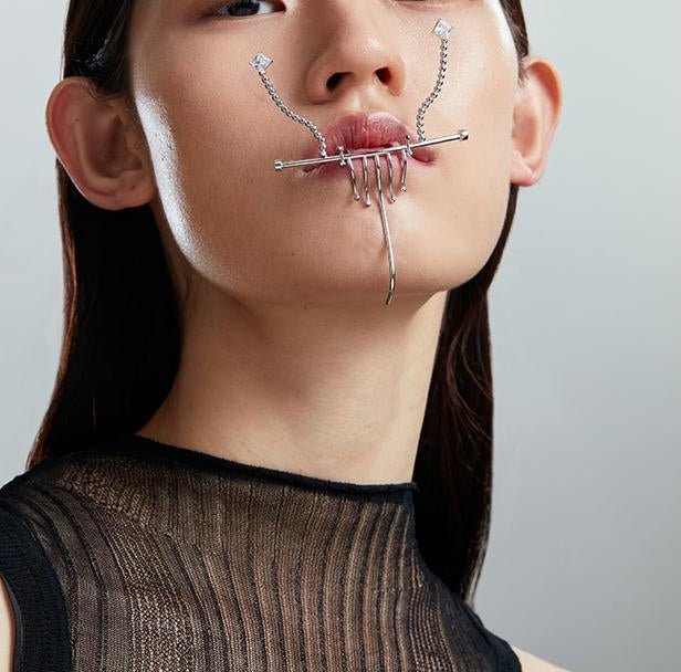 Antenna Shining Lip Cuff - AKAK BODYJEWELRY - ear - tunnel