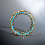 Blue Zircon S925 Silver Stars Shining Tunnel (2Pcs) - AKAK BODYJEWELRY - ear - tunnel