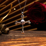 Bonecross S925 Necklace - AKAK BODYJEWELRY - ear - tunnel