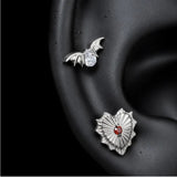 Titanium Gothic Cubic Zirconia Piercing Jewelry | 1PC