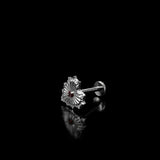 Titanium Gothic Cubic Zirconia Piercing Jewelry | 1PC