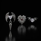 Titanium Gothic Cubic Zirconia Piercing Jewelry | 1PC