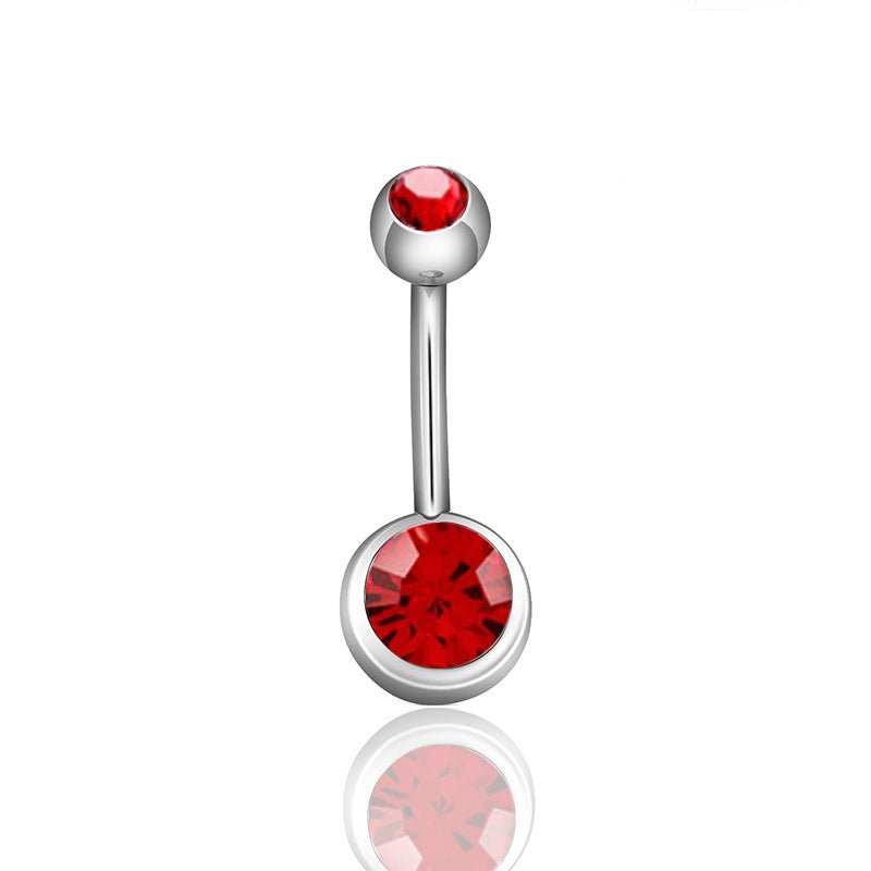 Czech Crystal Brow Barbell 1pc - AKAK BODYJEWELRY - ear - tunnel