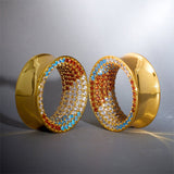 Free Will 8K Zircon Tunnel (2Pcs) - AKAK BODYJEWELRY - ear - tunnel