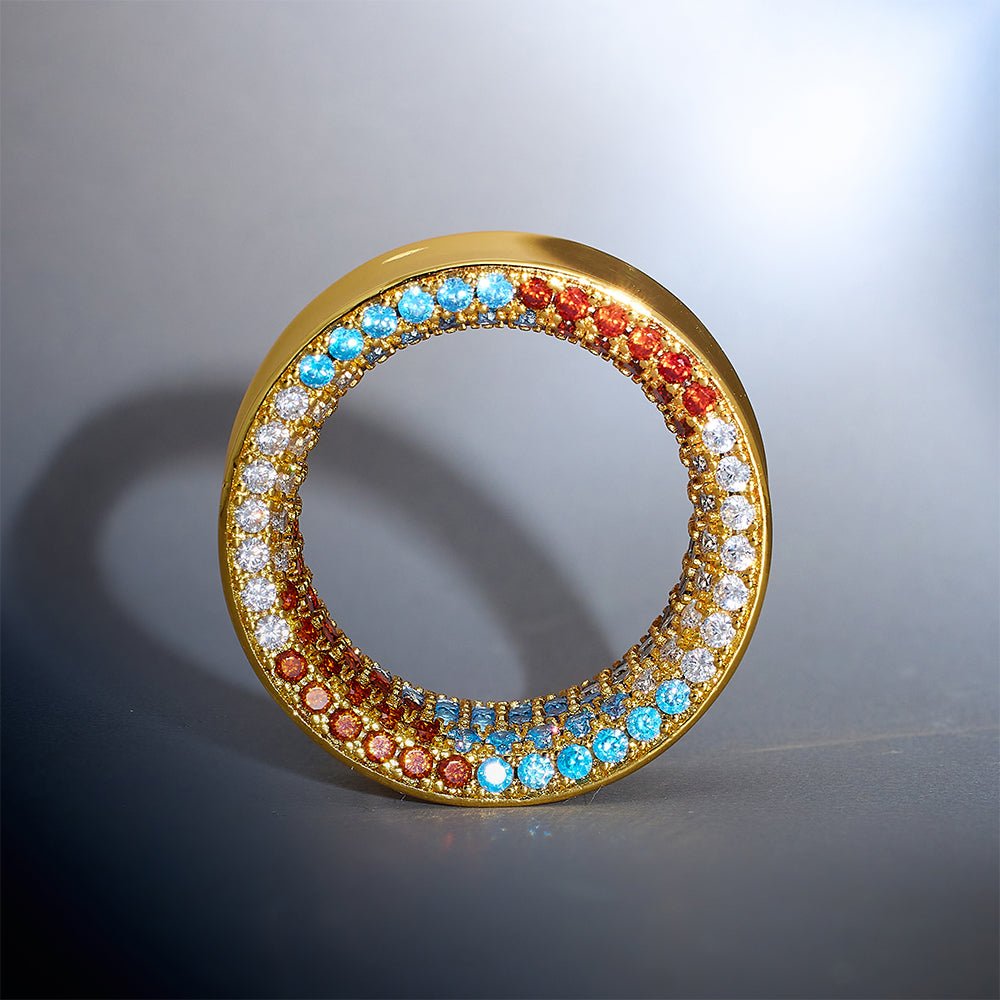 Free Will Zircon 14K Tunnel (2Pcs) - AKAK BODYJEWELRY - ear - tunnel