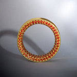 Garnet S925 Silver Stars Shining Ear Gauge Tunnel (2Pcs) - AKAK BODYJEWELRY - ear - tunnel