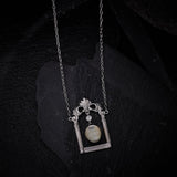 Ghostly Grace S925 Silver Necklace - AKAK BODYJEWELRY - ear - tunnel