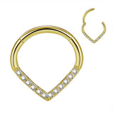 Heart Symbol Nose Piercing - AKAK BODYJEWELRY - ear - tunnel