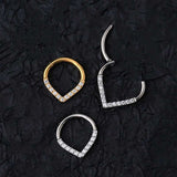 Heart Symbol Nose Piercing - AKAK BODYJEWELRY - ear - tunnel