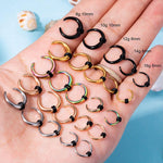 Punk Cowhorn Nose Piercing - AKAK BODYJEWELRY - ear - tunnel