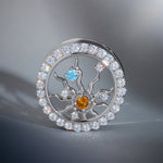 Radiance of Life Moissanite S925 Silver Ear Gauge Tunnel (2Pcs) - AKAK BODYJEWELRY - ear - tunnel