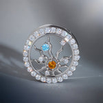 Radiance of Life Zircon S925 Silver Ear Gauge Tunnel (2Pcs) - AKAK BODYJEWELRY - ear - tunnel