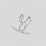 Rebel Noir Lip Cuff - AKAK BODYJEWELRY - ear - tunnel