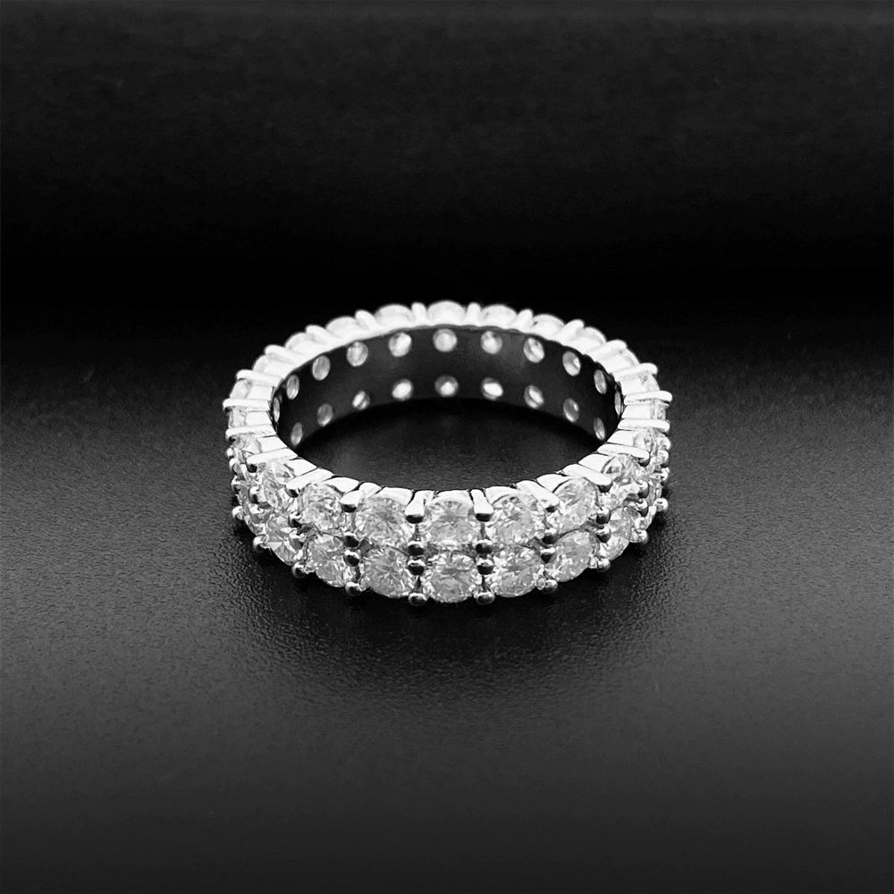 S925 Eterna Duo Ring - AKAK BODYJEWELRY - ear - tunnel