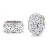 S925 Moissanite Band Ring - AKAK BODYJEWELRY - ear - tunnel
