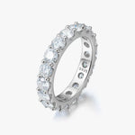 S925 Moissanite Clawset Ring - AKAK BODYJEWELRY - ear - tunnel