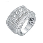 S925 Silver Crown Moissanite Ring - AKAK BODYJEWELRY - ear - tunnel