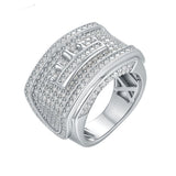 S925 Silver Crown Moissanite Ring - AKAK BODYJEWELRY - ear - tunnel