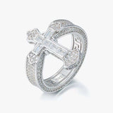S925 Silver Moissanite Divine Ruin Ring - AKAK BODYJEWELRY - ear - tunnel