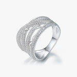 S925 Silver Moissanite Stray Current Ring - AKAK BODYJEWELRY - ear - tunnel