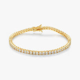 S925 Silver Moissanite Tennis Bracelet - AKAK BODYJEWELRY - ear - tunnel