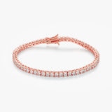 S925 Silver Moissanite Tennis Bracelet - AKAK BODYJEWELRY - ear - tunnel