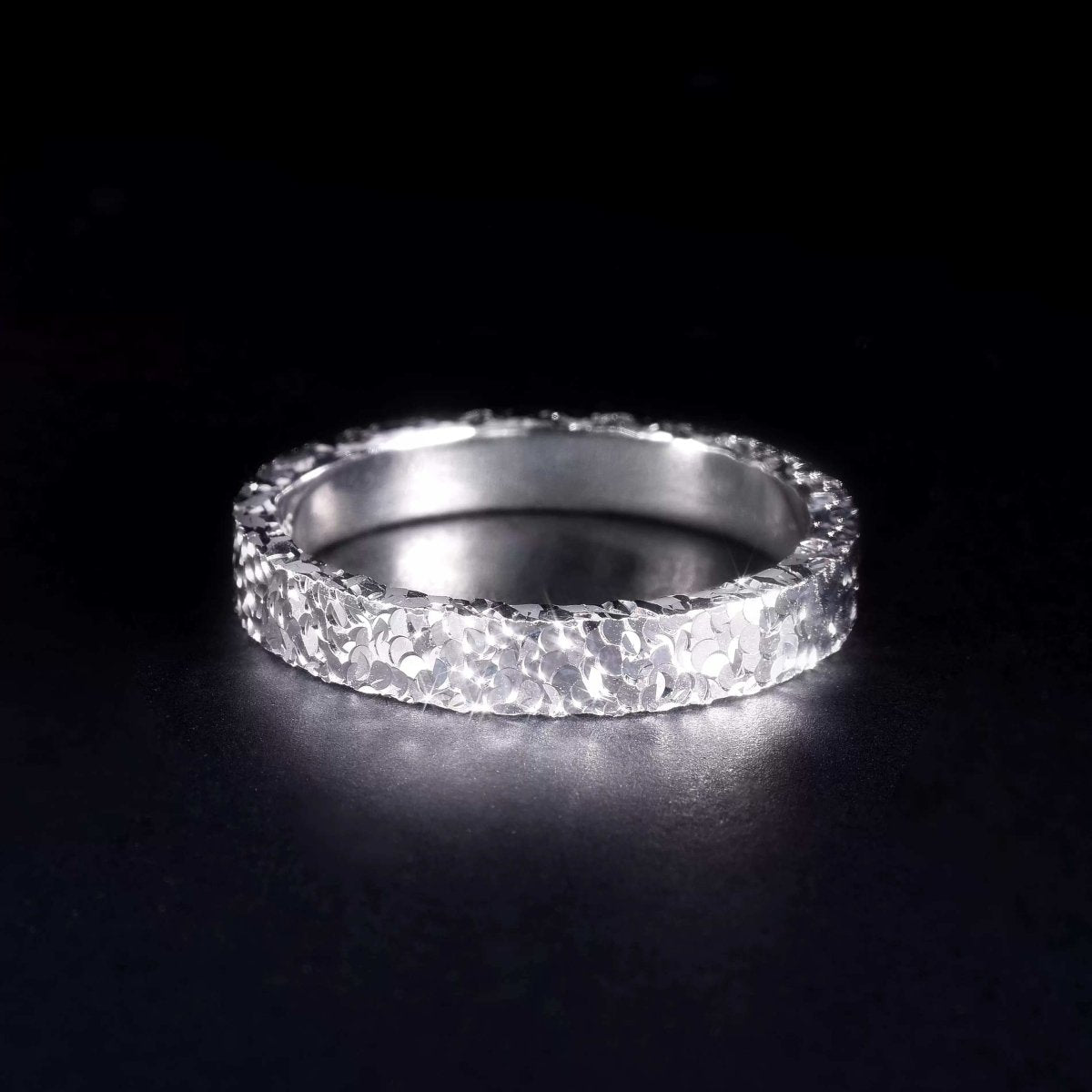 S925 Silver Sparkling Ring - AKAK BODYJEWELRY - ear - tunnel