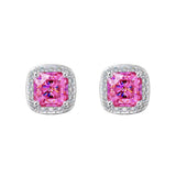 S925 Silver Sugar Cube Earrings Jewelry for Women Men - AKAK BODYJEWELRY - ear - tunnel