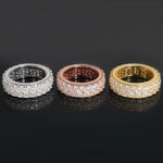 S925 Stardust Moissanite Eternity Ring - AKAK BODYJEWELRY - ear - tunnel