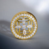 Sea View Lattice Zircon S925 Silver Ear Gauge Tunnel (2Pcs) - AKAK BODYJEWELRY - ear - tunnel