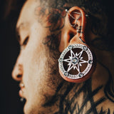 Starlight Shadow Moissanite S925 Silver Ear Gauge Tunnel (2Pcs) - AKAK BODYJEWELRY - ear - tunnel