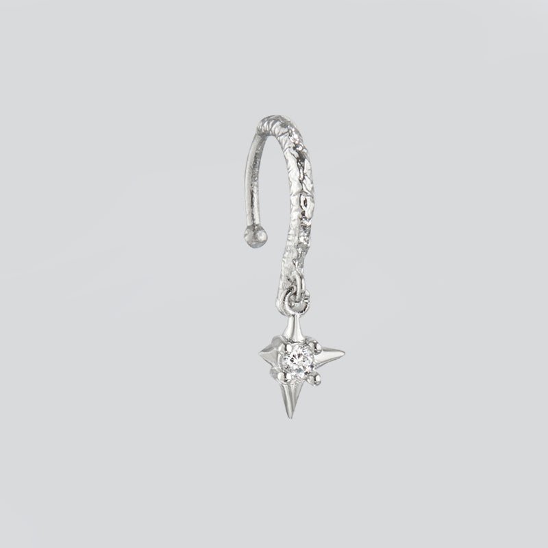 Stellar Quad Lip Cuff S925 - AKAK BODYJEWELRY - ear - tunnel