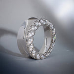 Straw Dream Moissanite 14K Ear Gauge Tunnel (2Pcs) - AKAK BODYJEWELRY - ear - tunnel
