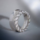 Straw Dream Moissanite 14K Ear Gauge Tunnel (2Pcs) - AKAK BODYJEWELRY - ear - tunnel