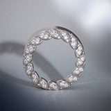 Straw Dream Zircon S925 Silver Ear Gauge Tunnel (2Pcs) - AKAK BODYJEWELRY - ear - tunnel