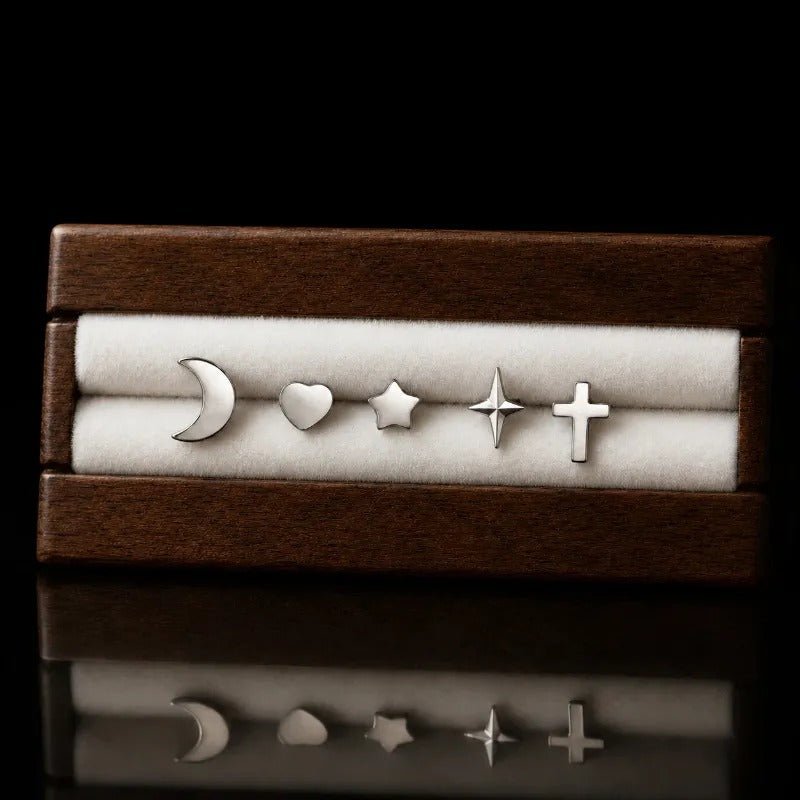 Titanium Unisex Symbol Piercing Jewelry | 1PC - AKAK BODYJEWELRY-ear-tunnel