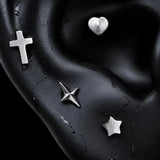 Titanium Unisex Symbol Piercing Jewelry | 1PC - AKAK BODYJEWELRY-ear-tunnel