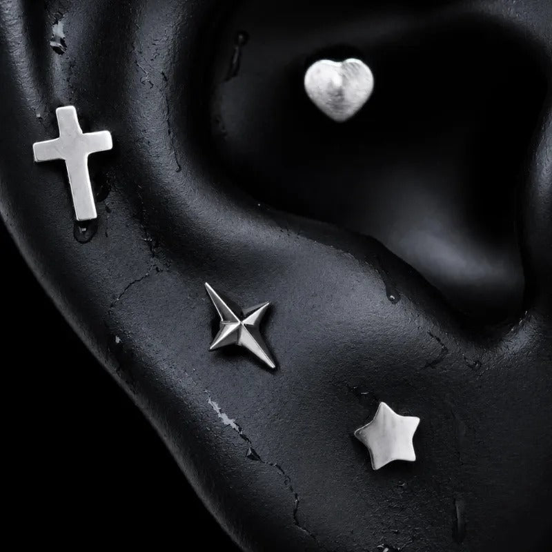 Titanium Unisex Symbol Piercing Jewelry | 1PC - AKAK BODYJEWELRY-ear-tunnel