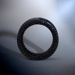 Tungsten Steel Black Zircon Stars Shining Ear Gauge Tunnel(2pcs) - AKAK BODYJEWELRY - ear - tunnel