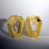 Tungsten Steel Coffin Fang Ear Gauge Tunnel (2Pcs) - AKAK BODYJEWELRY - ear - tunnel