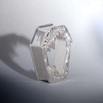 Tungsten Steel Coffin Fang Ear Gauge Tunnel (2Pcs) - AKAK BODYJEWELRY - ear - tunnel